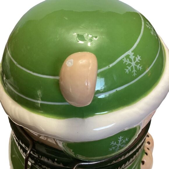 Vintage Conagra Brands Swiss Miss Hot Cocoa Ceramic Bear Christmas Canister - Picture 5 of 9